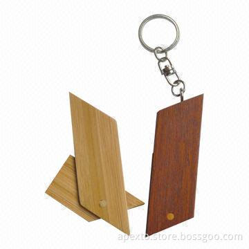 Wooden USB Flash Drive with Autorun, Space Partition, and Password Protection